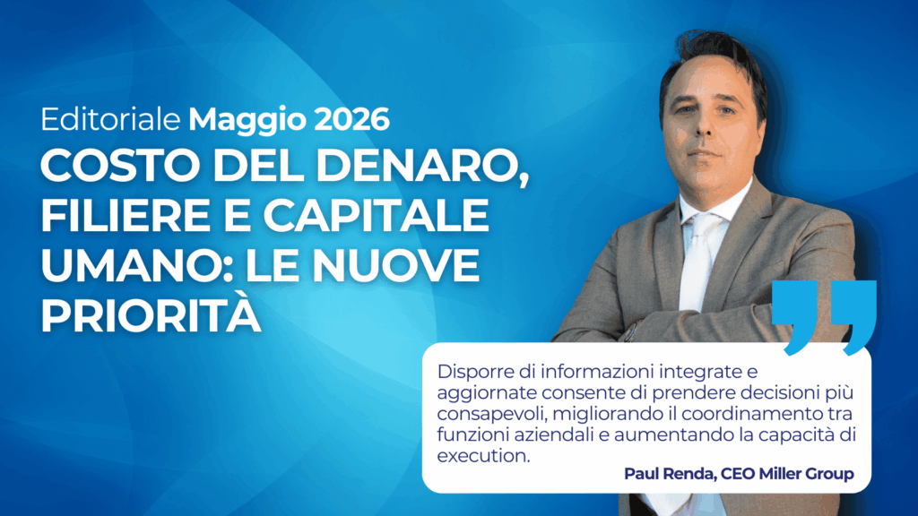 Costo del denaro, filiere e capitale umano - editoriale Paul Renda