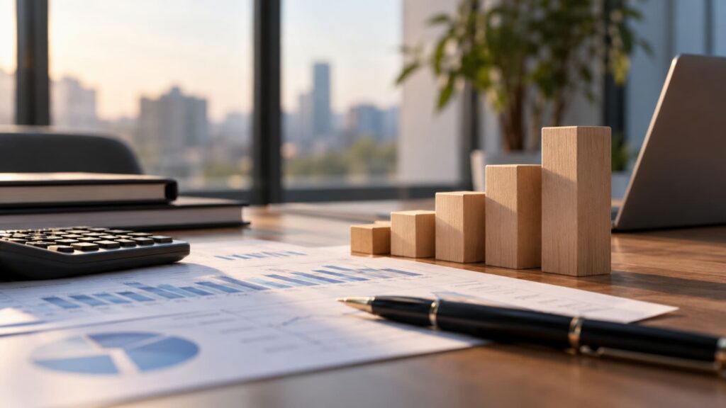 Prospetto del budget di tesoreria 2027 con incassi, pagamenti e saldo di liquidità mensile.